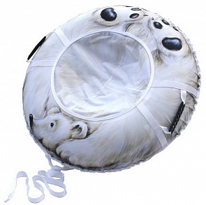 Тюбинг - Белый медведь, 95 см (Митек, MD 09502)